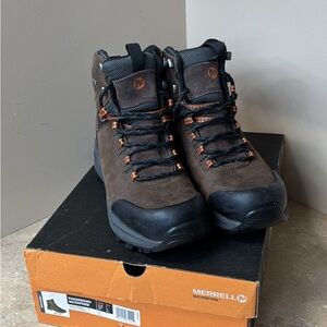 Merrell Men's Brown and Black Hiking Boots